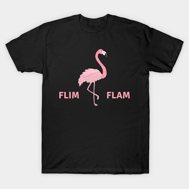 Flim Flam Flamingo Youtube Kids T-Shirt by artvoria